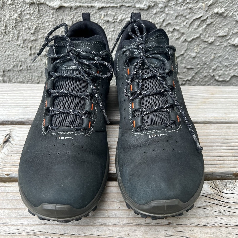 ECCO‎ Shoes Men Size 10 Core Hydromax Water Resistant Golf Black Leather - Picture 3 of 9